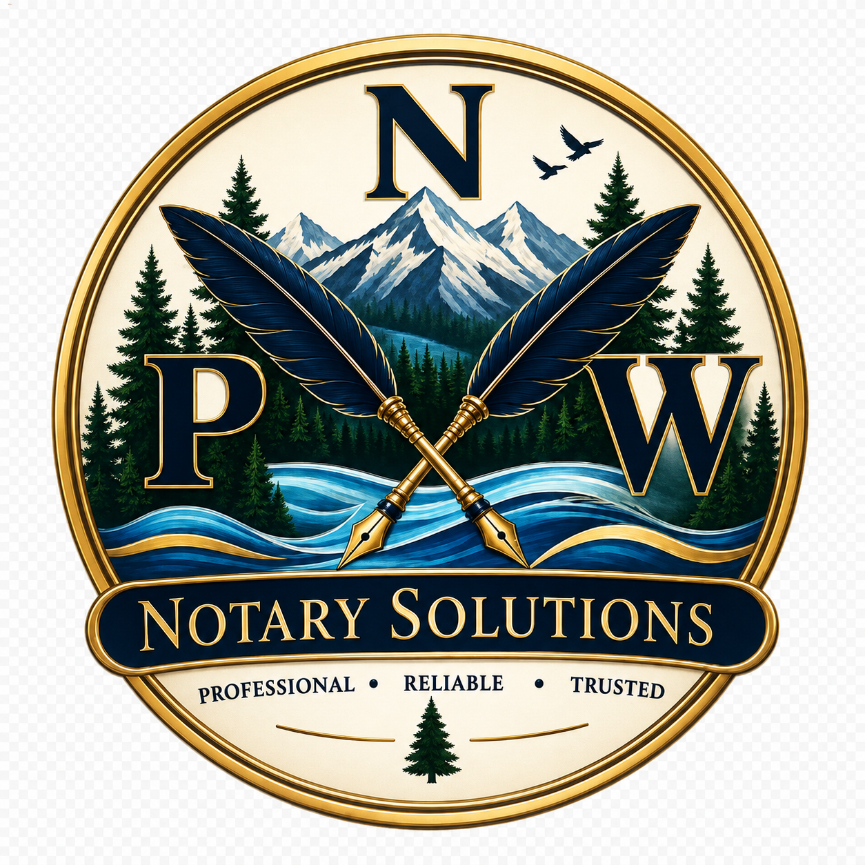 PNW Notary Solutions Logo